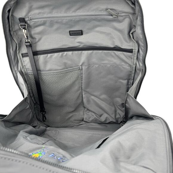 AWAY Travel Everywhere Zip Backpack CUSTOMIZED Laptop Bag Business Gray Work - Picture 7 of 10